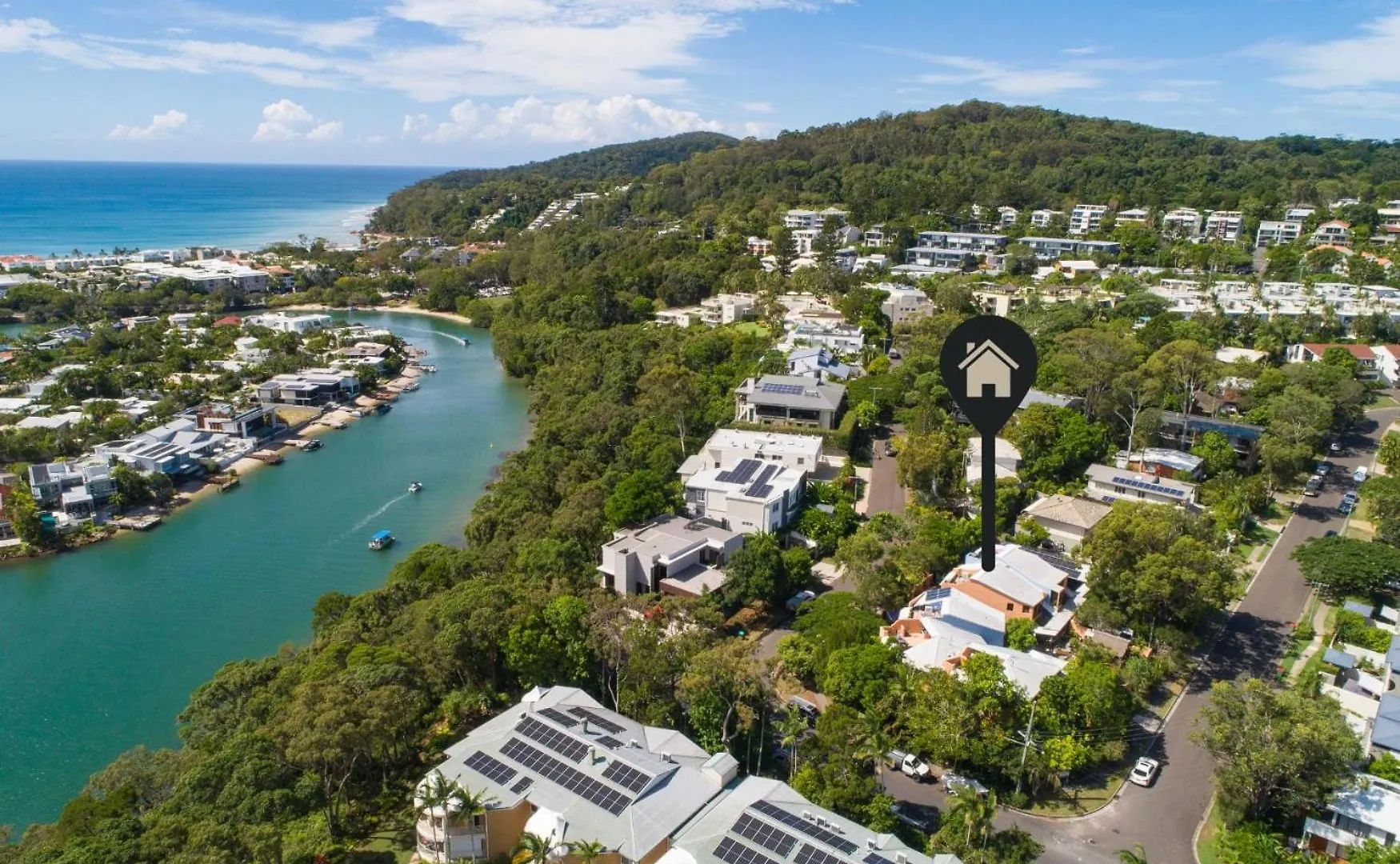 Noosa Private Sanctuary, Walking Distance To Beach Apartman